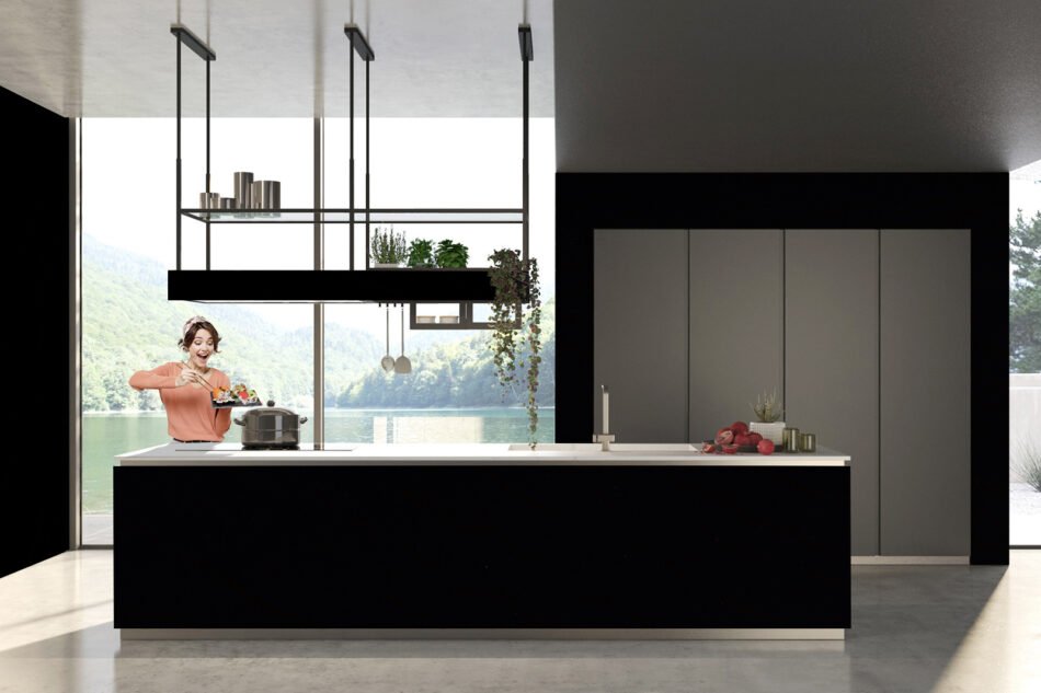 Black quartz Countertop