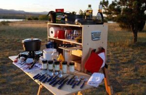 outdoor kitchen camping