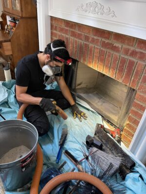 Chimney cleaning