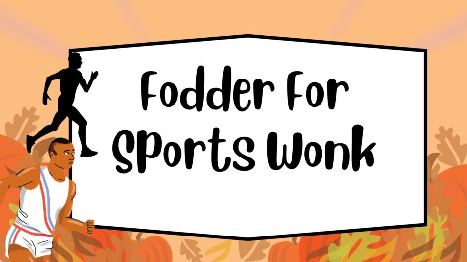 Fodder for a Sports Wonk NYT