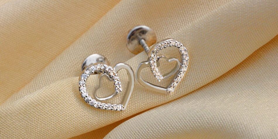 Platinum earrings Jewelry