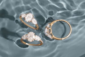 Three-Stone Engagement Rings