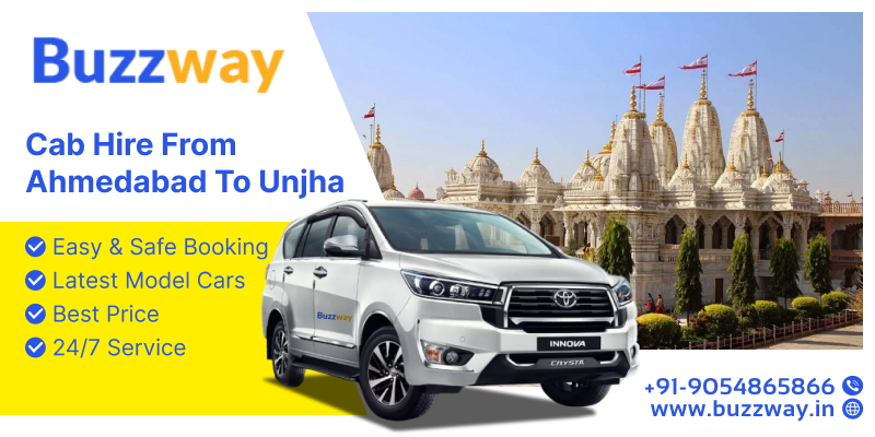 Cab Hire from Ahmedabad To Unjha