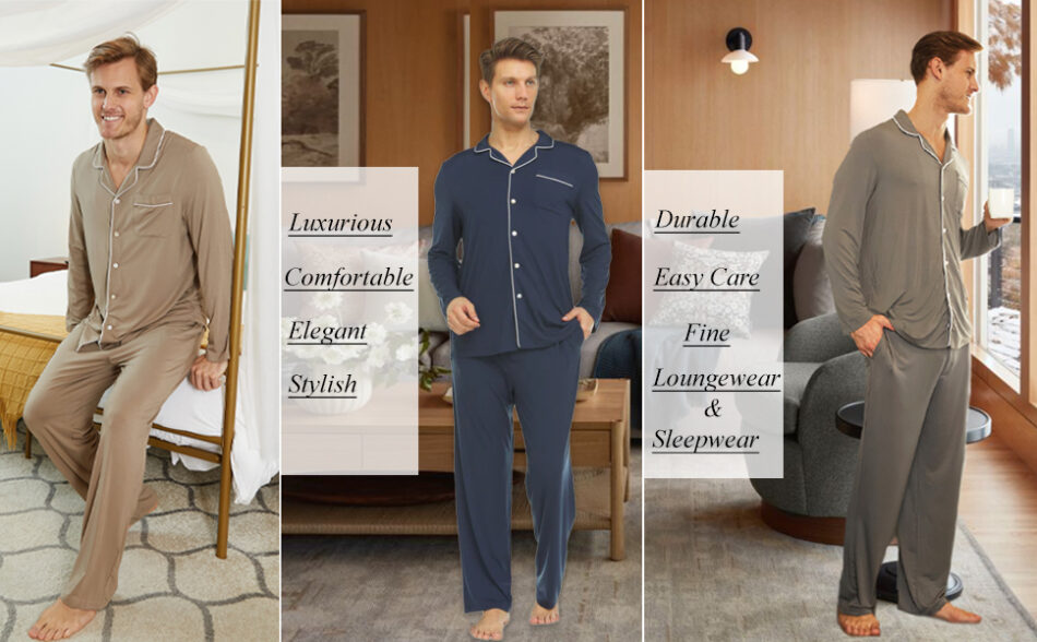 Luxury micro modal pajamas for men
