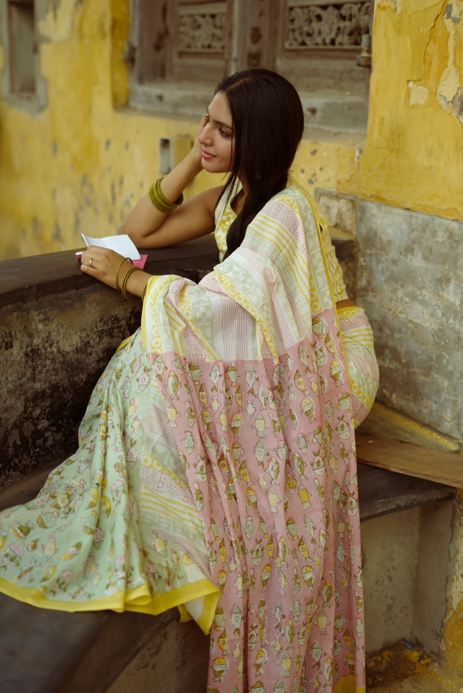 mul cotton saree