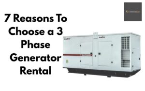 3 Phase Generator Rental
