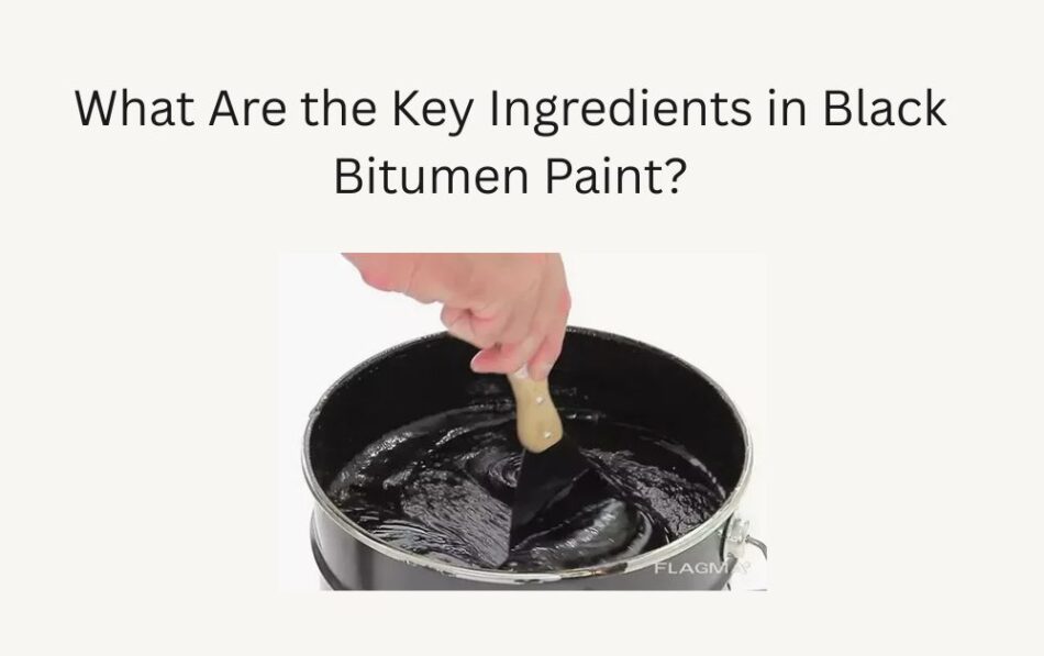 black bitumen paint