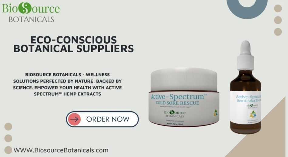 eco-conscious botanical suppliers