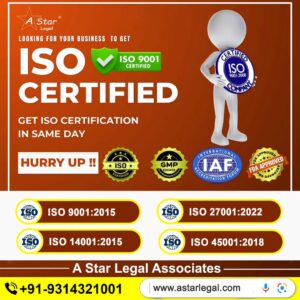 ISO Certification Services Near Me - all India, A Star Legal