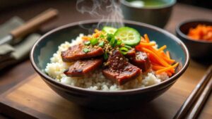 Korean Beef Bulgogi Bowl – An Easy and ROCKIN’ Weeknight Dinner!
