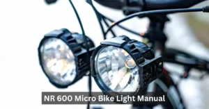 nr 600 micro bike light manual