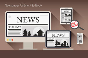 Newspaper, Office Supplies and Stationery Objects