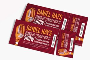 Event Ticket Printer London