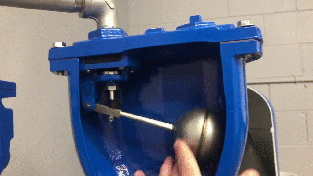 Air release valve fire