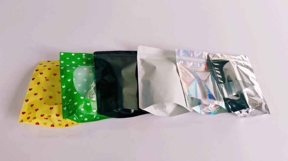 custom die cur mylar bags