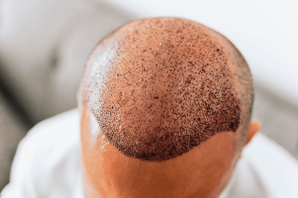 Can a hair transplant be done on a bald head