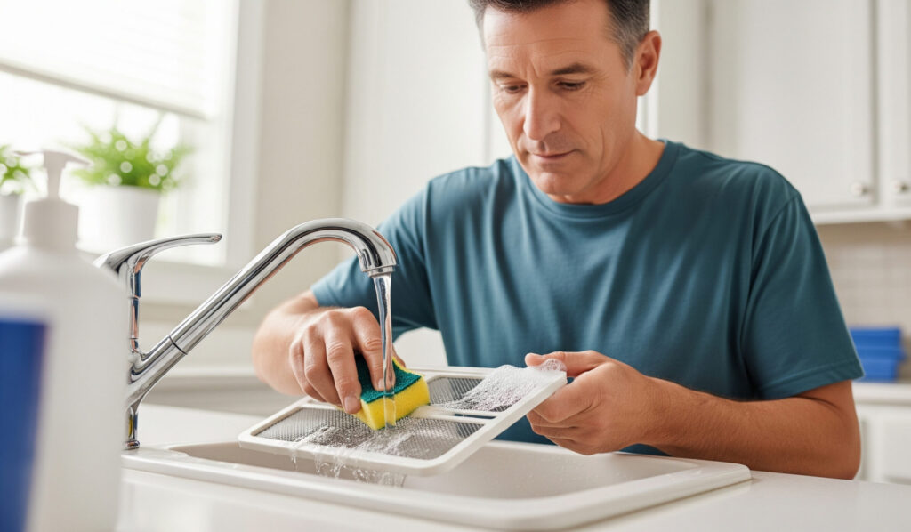 Cleaning Dryer Lint Trap