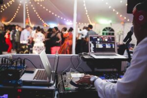 A person playing Wedding DJ