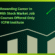 stock market job oriented courses
