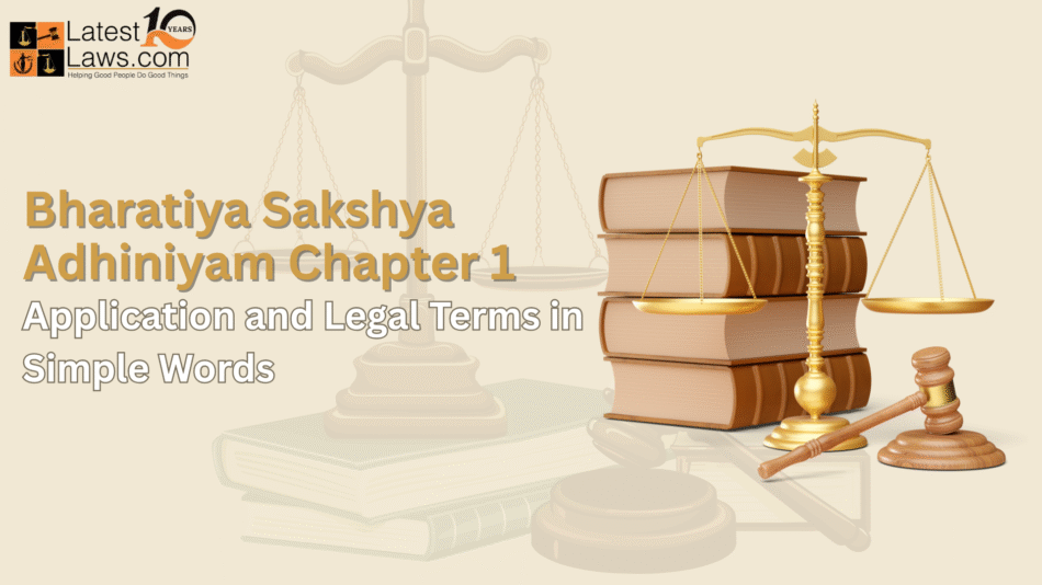 Bharatiya Sakshya Adhiniyam Chapter 1