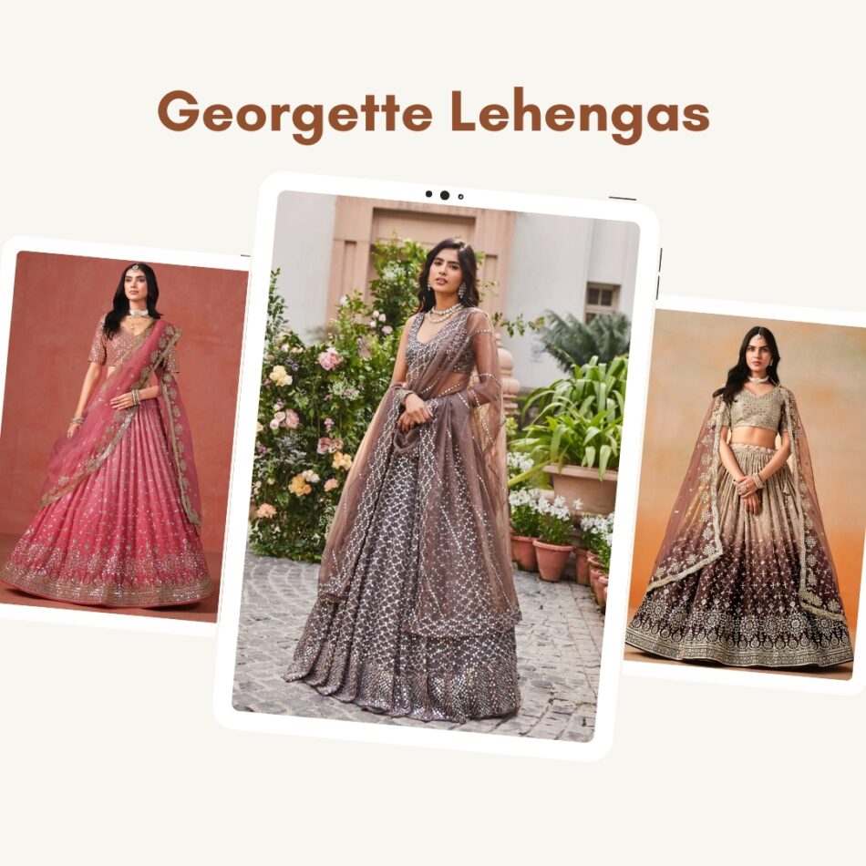 georgette-lehengas