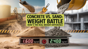 How Much Heavier is Concrete Compared to Sand