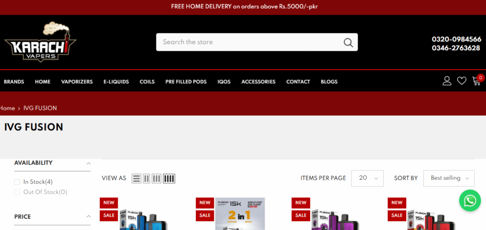 Ivg disposable vapes in pakistan