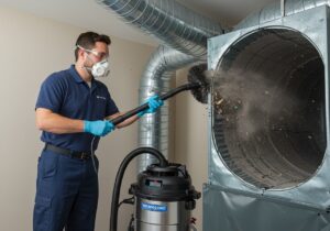 Negative Pressure Air Duct Cleaning
