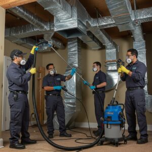 Negative Pressure Air Duct Cleaning