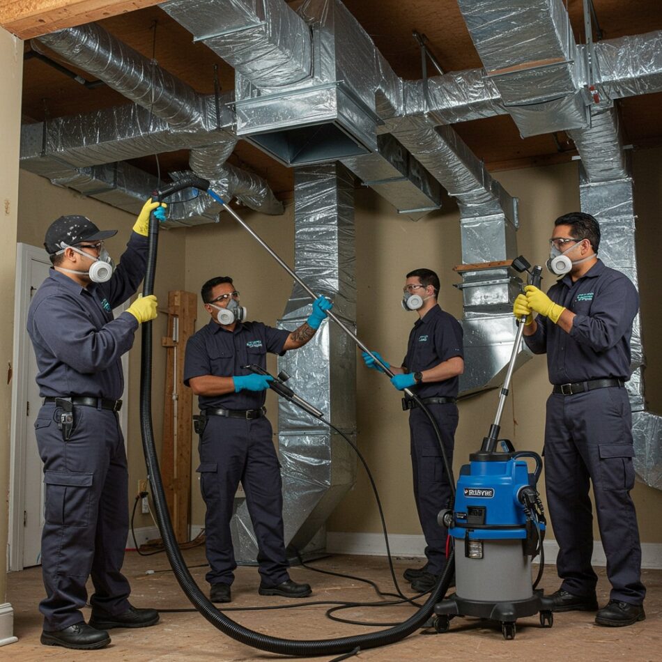 Negative Pressure Air Duct Cleaning
