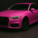 Pink vinyl wrap
