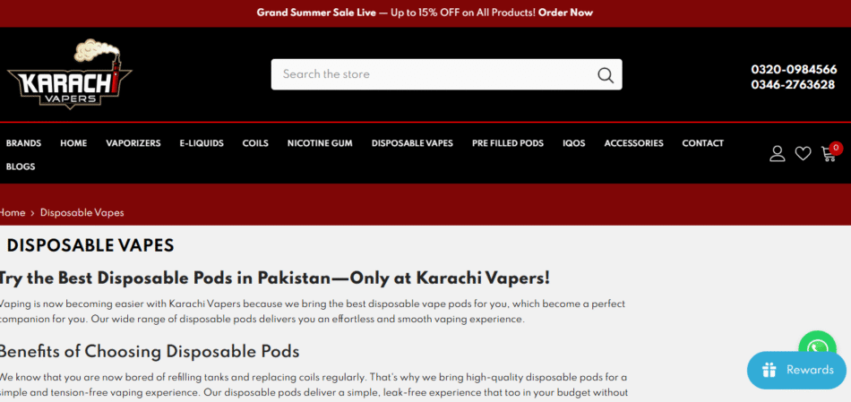 Disposable price in Pakistan