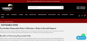 Disposable vape price in Pakistan