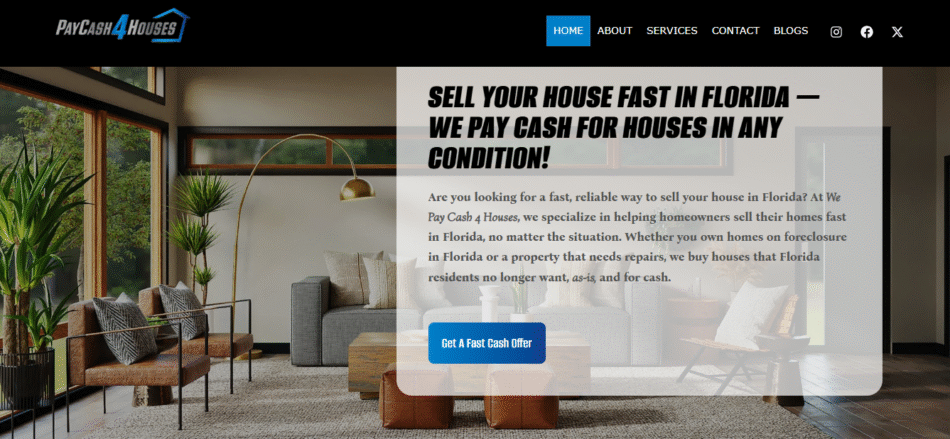 sell your house fast in Florida