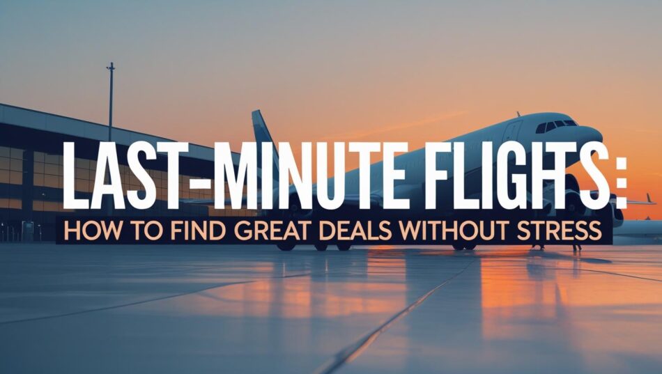 Last minute flights
