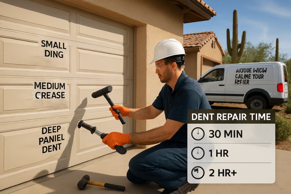 Garage Door Dents Repair