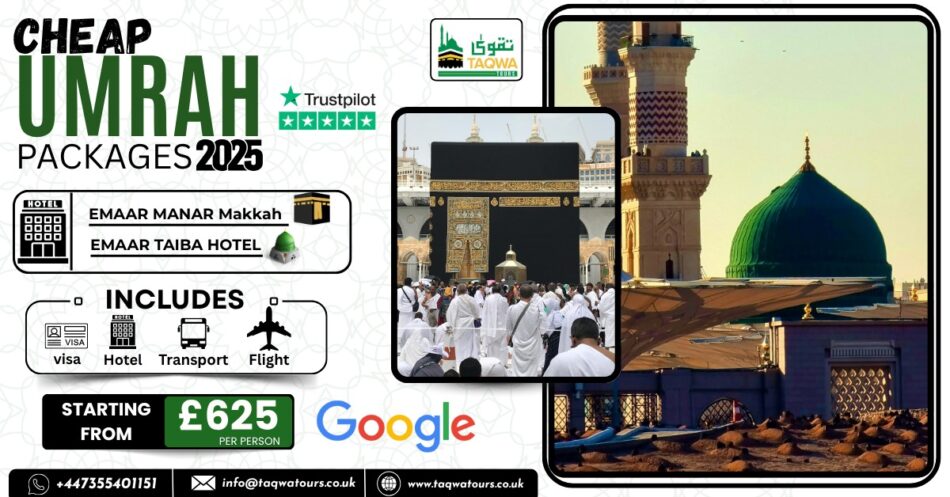 Cheap Umrah Packages from UK