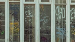 Reflective and Anti-Graffiti Window