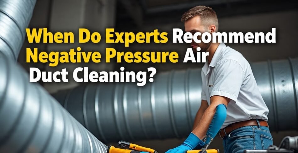 Negative Pressure Air Duct Cleaning
