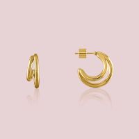 gold plated earrings