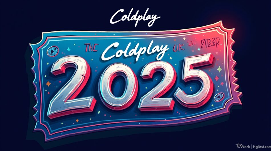 Coldplay Tour Ticket