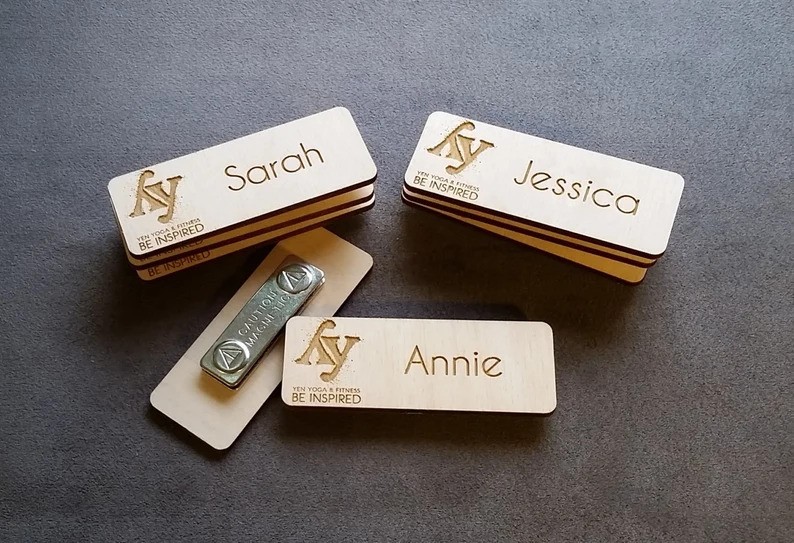 name badges magnetic