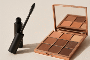 Eyeshadow Palette and Tubing Mascara