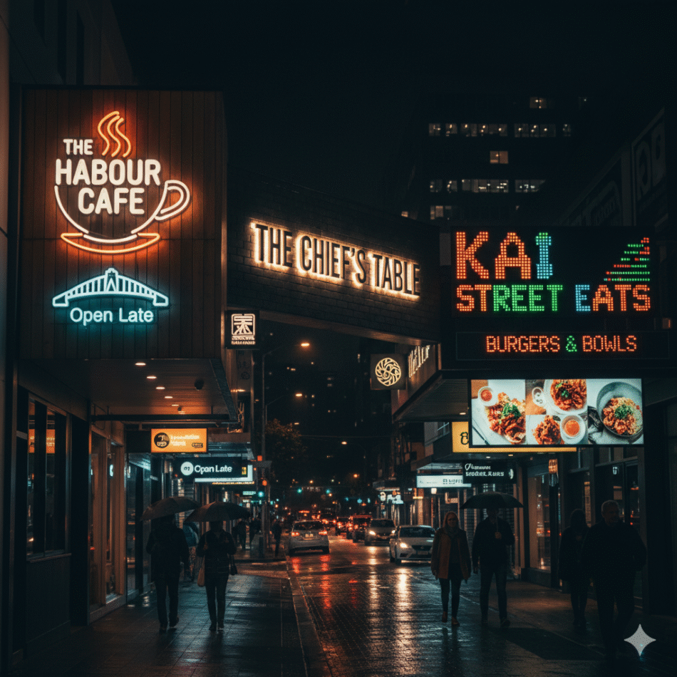 LED exterior Signage