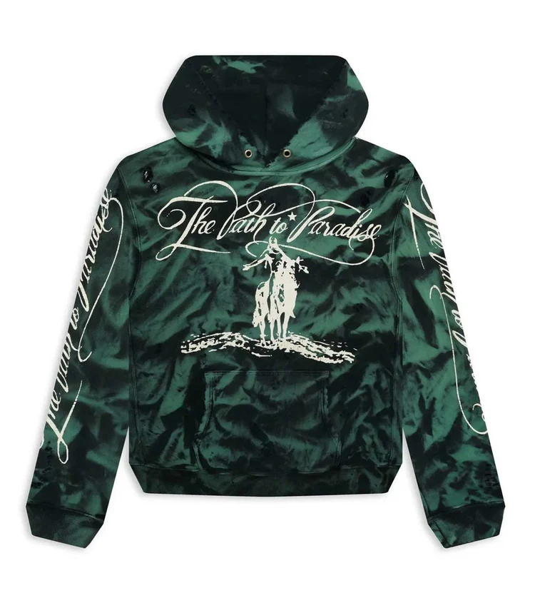 Hellstar Marble Paradise Green Hoodie