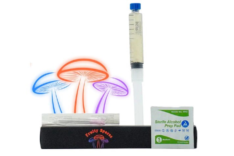 golden teacher spores syringe