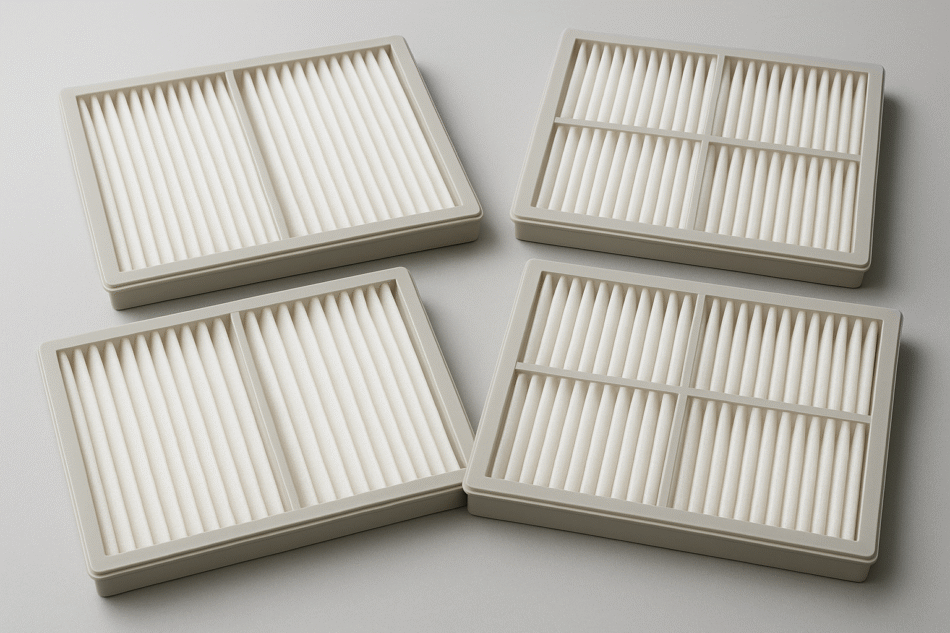 air filter media frames