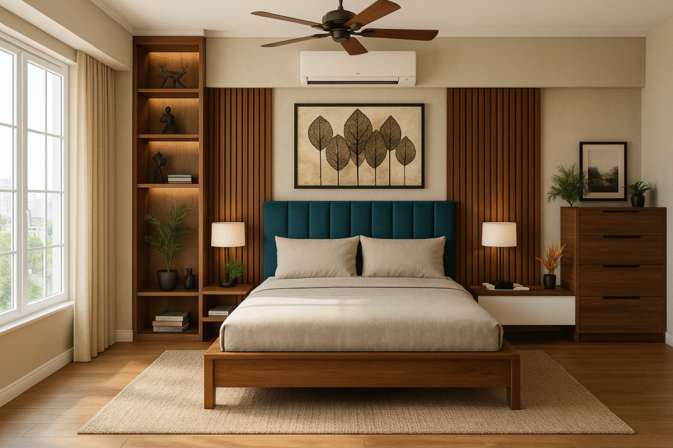 Modern Bedroom Interiors in Hyderabad