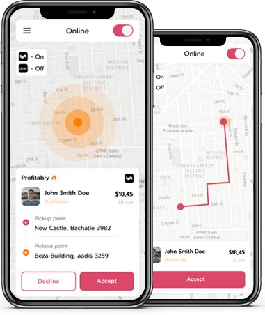 ride sharing app development