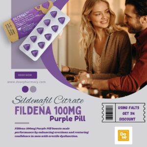 Fildena 100mg: The Purple Pill Making a Difference for Men